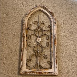 Rustic farm/church window arch